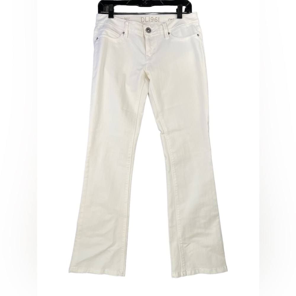 DL1961 Cindy Slim Boot Jeans White 27